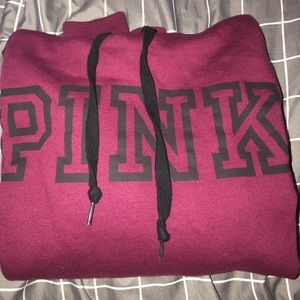 Victoria Secret Pink, Maroon Sweat shirt